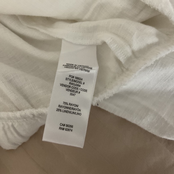 Splendid Puglia Drawstring waist Jacket white.  New without tags - Picture 4 of 4